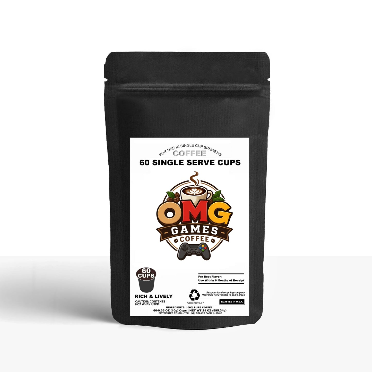60 Pack Single Serve Coffee Capsules